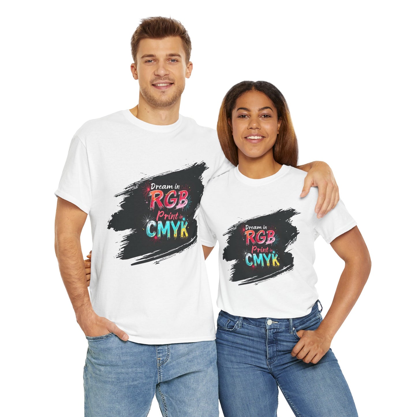 Dream in RGB, Print in CMYK – T-shirt per Veri Creativi!