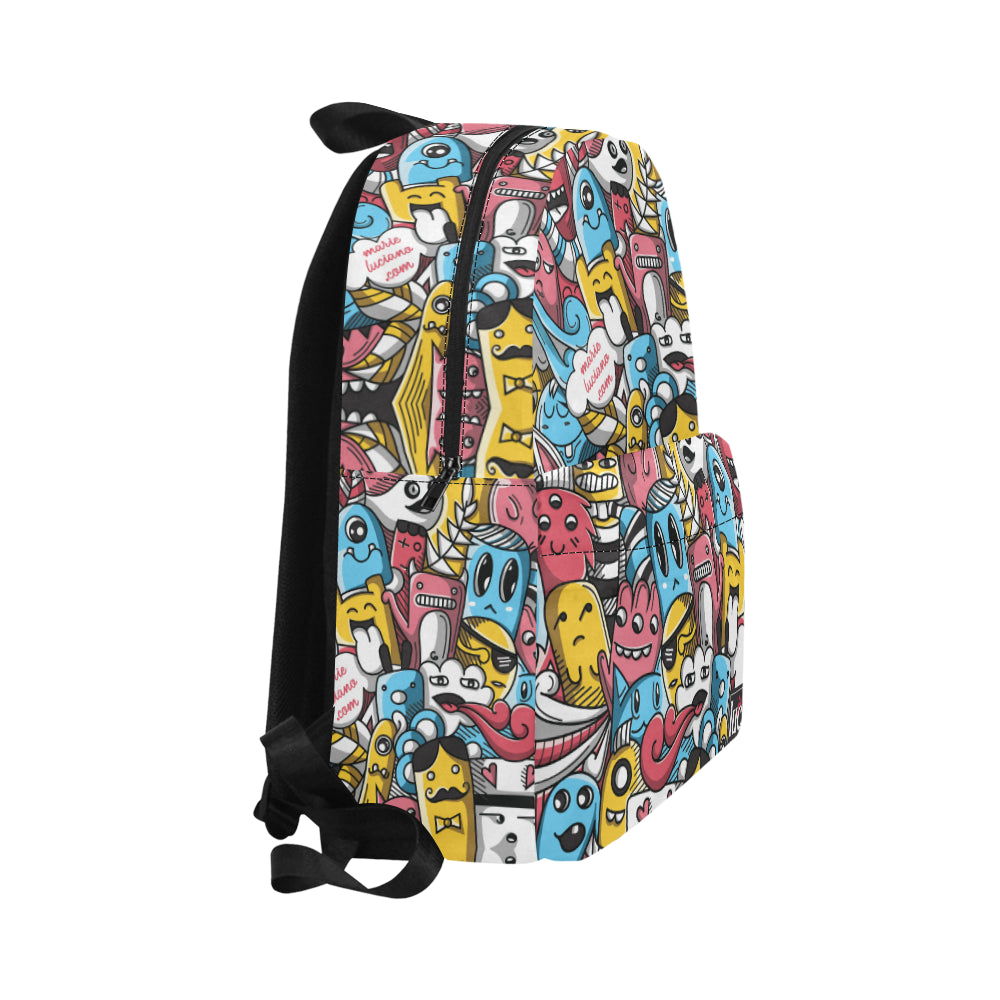 Zaino Unisex Doodle Prime – All Over Print in Nylon | Marie Luciano Design