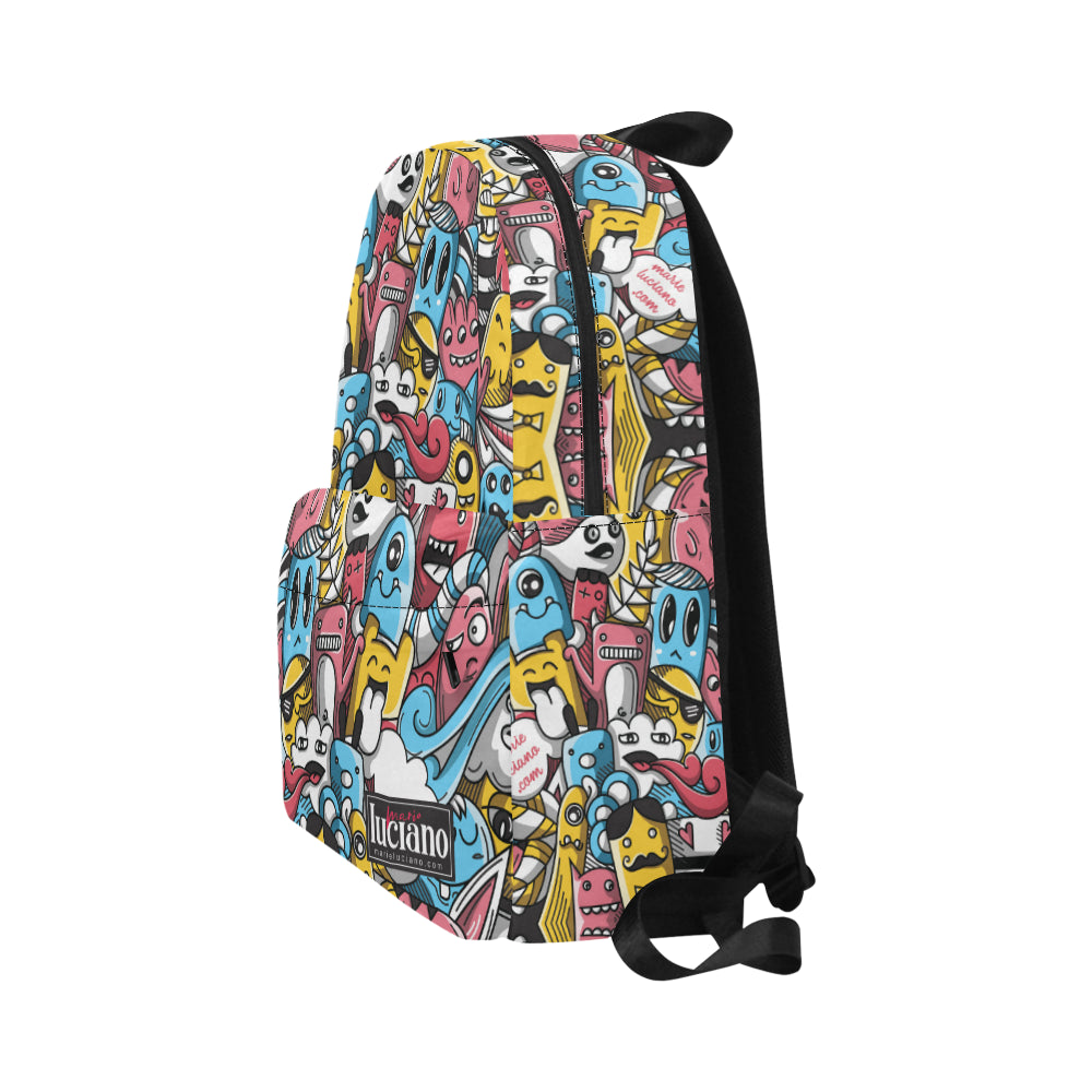 Zaino Unisex Doodle Prime – All Over Print in Nylon | Marie Luciano Design