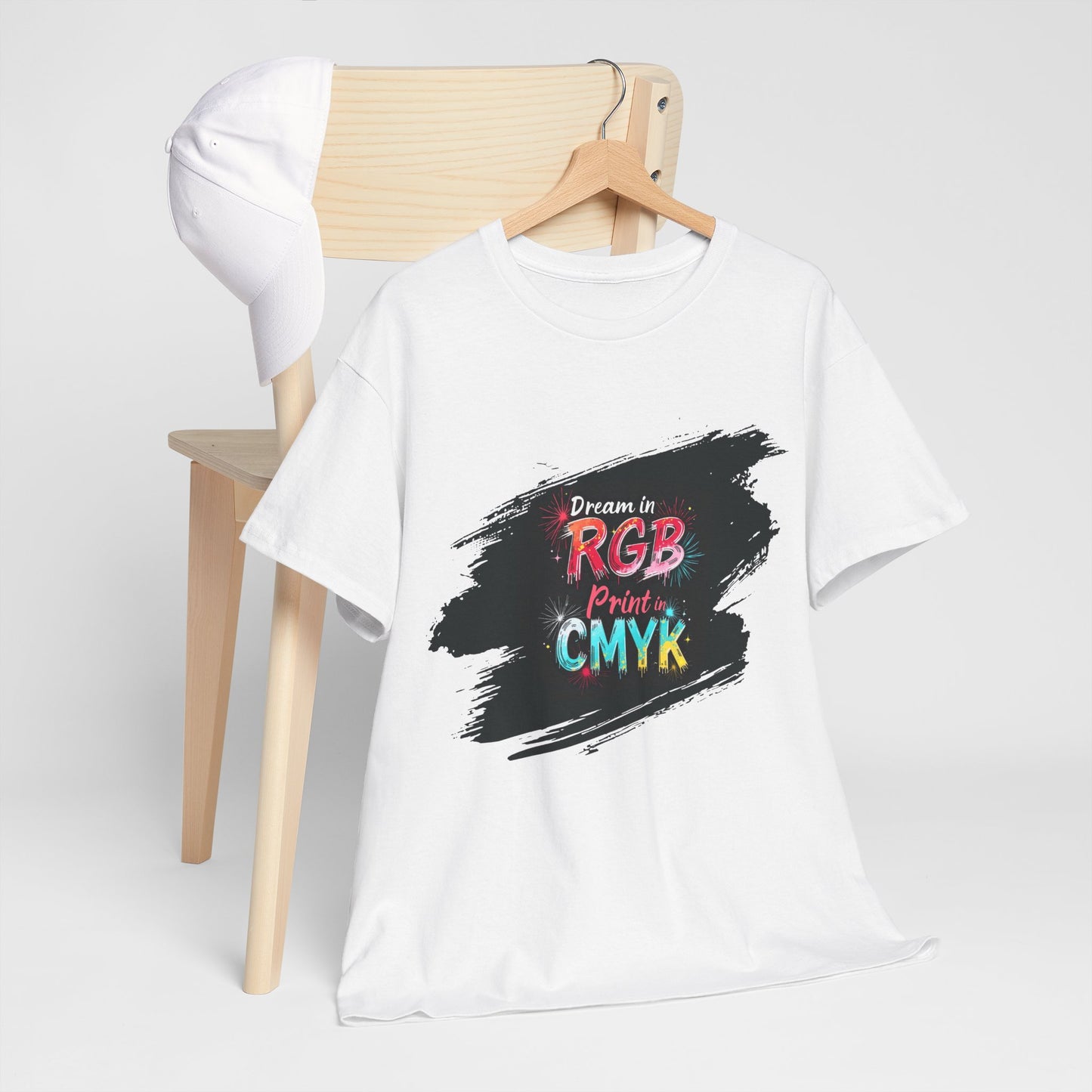 Dream in RGB, Print in CMYK – T-shirt per Veri Creativi!