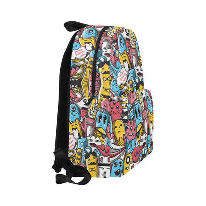 Zaino Unisex Doodle Prime – All Over Print in Nylon | Marie Luciano Design