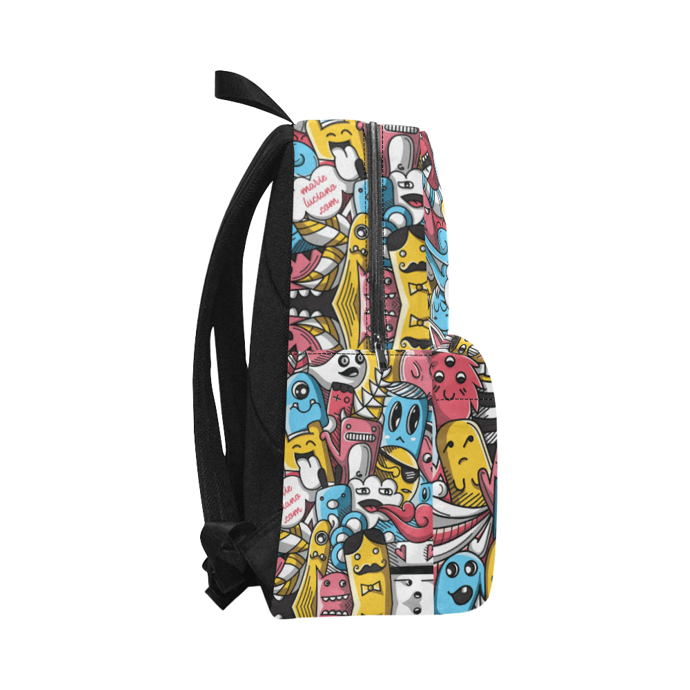 Zaino Unisex Doodle Prime – All Over Print in Nylon | Marie Luciano Design