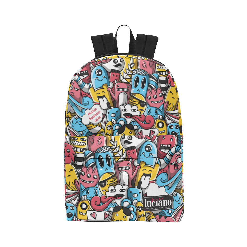 Zaino Unisex Doodle Prime – All Over Print in Nylon | Marie Luciano Design
