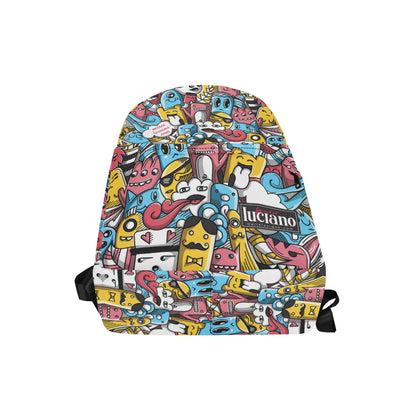 Zaino Unisex Doodle Prime – All Over Print in Nylon | Marie Luciano Design